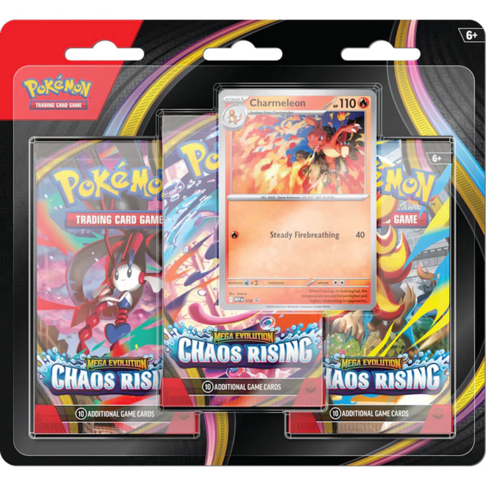 Pokemon - Chaos Rising 3 Booster Pack Blister - Charmeleon Promo