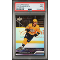 2023-24 Upper Deck #221 Luke Evangelista Young Guns Silver Foil PSA 9 Nashville Predators