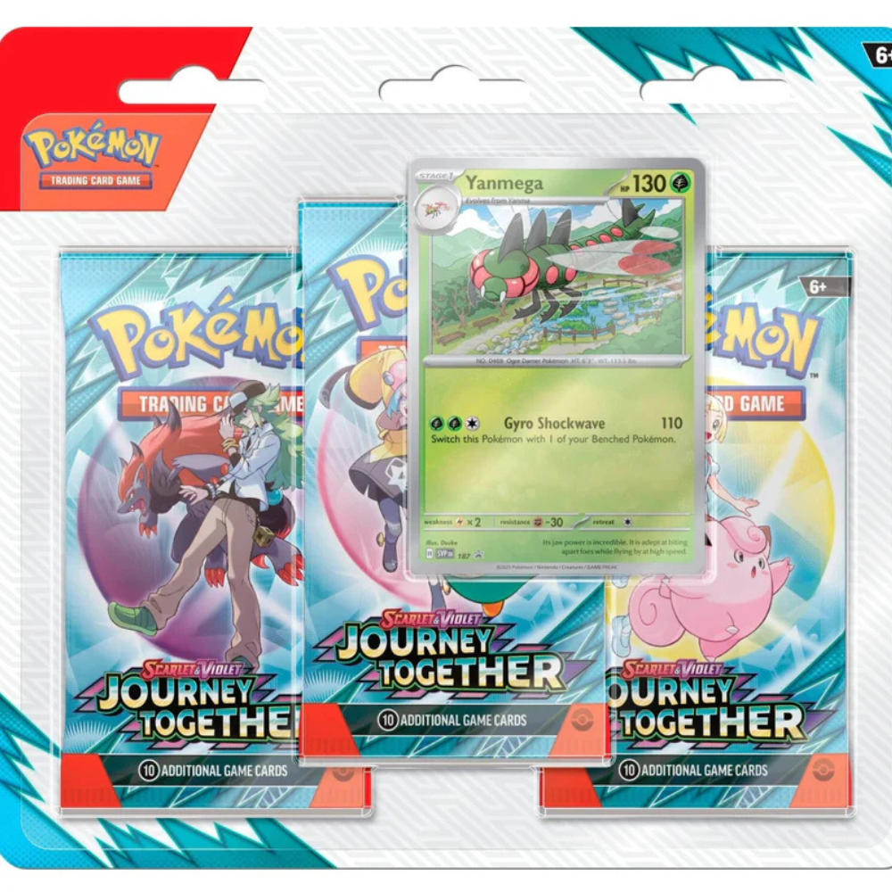Pokemon - Journey Together 3 Booster Pack Blister - Yanmega Promo