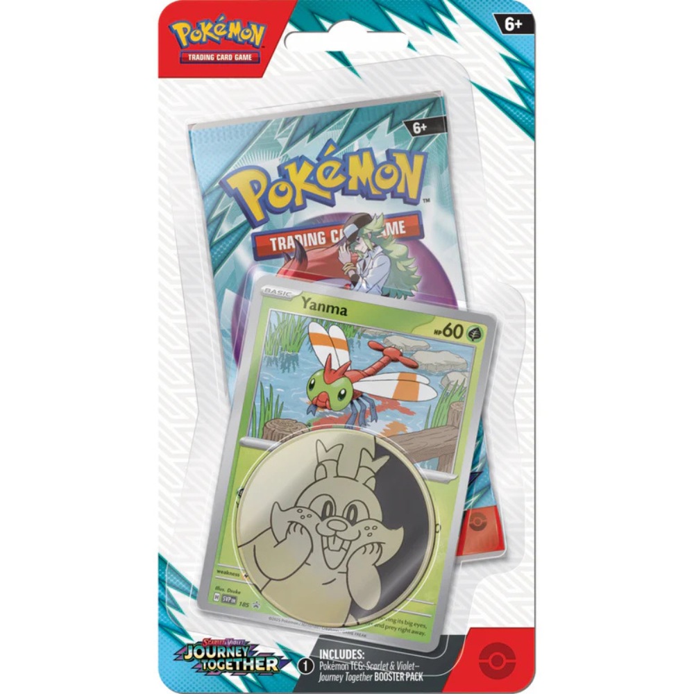 Pokemon - Journey Together Checklane Blister Pack - Yanma Promo
