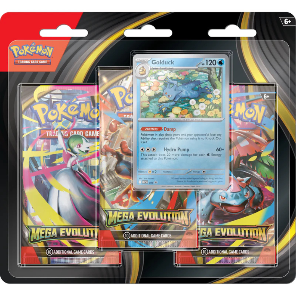 Pokemon - Mega Evolution 3 Booster Pack Blister - Golduck Promo