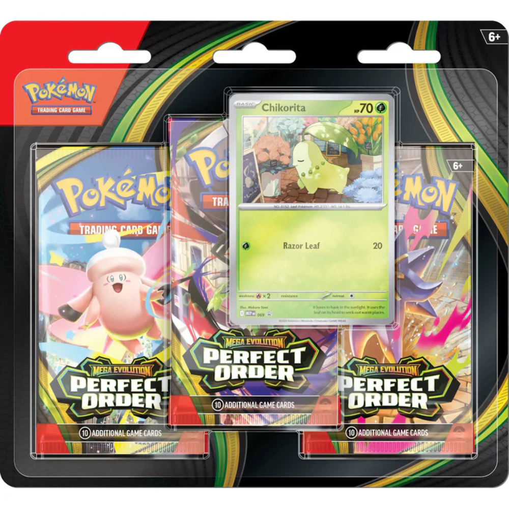 Pokemon - Perfect Order 3 Booster Pack Blister - Chikorita Promo