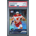 2023-24 Upper Deck #713 Martin Pospisil Young Guns Silver Foil PSA 10 Calgary Flames