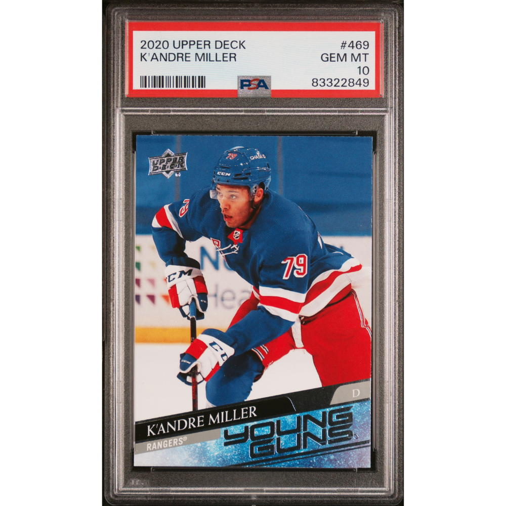 2020-21 Upper Deck #469 K'Andre Miller Young Guns PSA 10