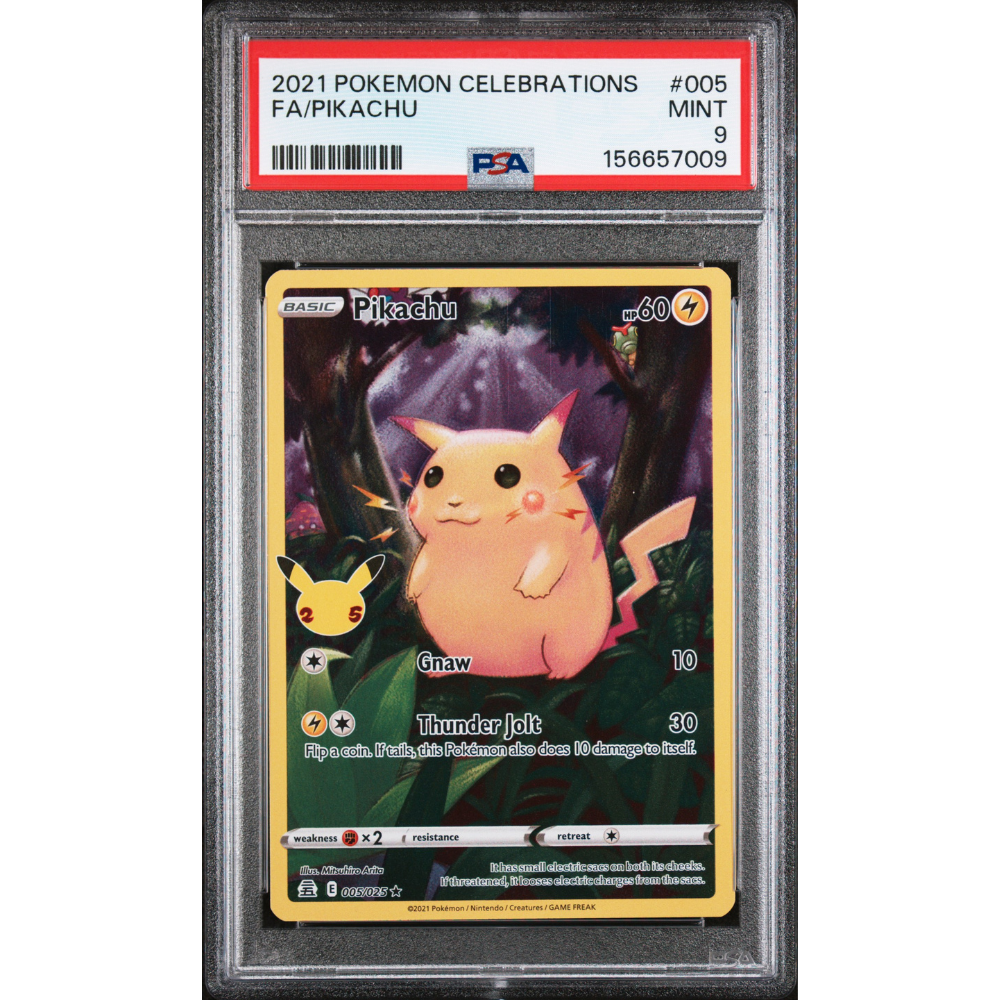 Pokemon Celebrations Pikachu 005/025 PSA 9